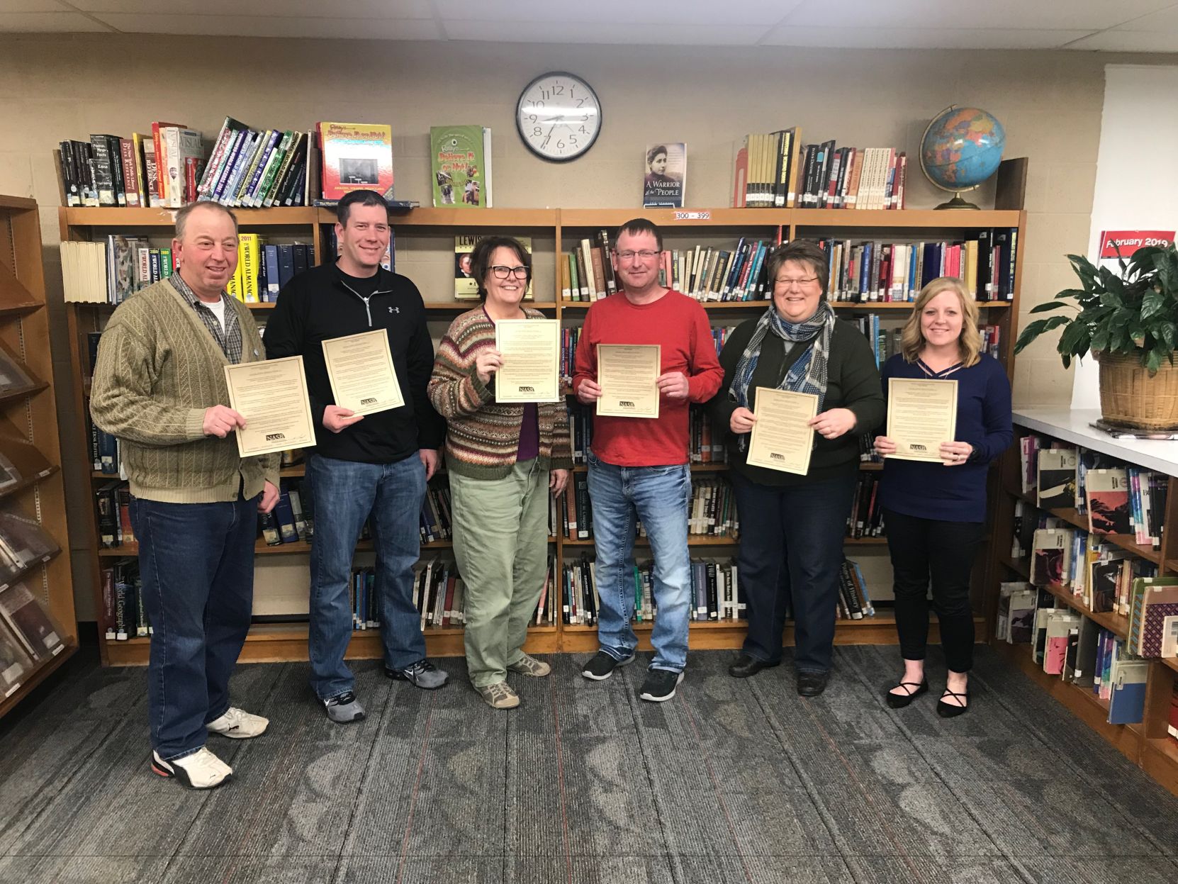 Creighton school board members recognized
